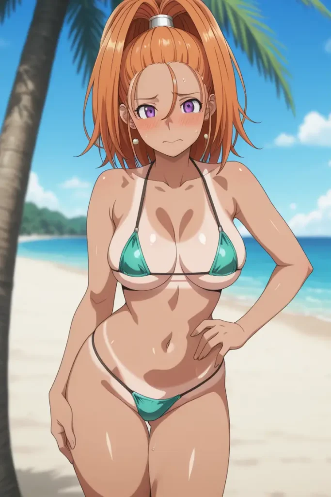 ドラゴンクエストのバーバラがエッチな水着を着るエロ画像235枚目