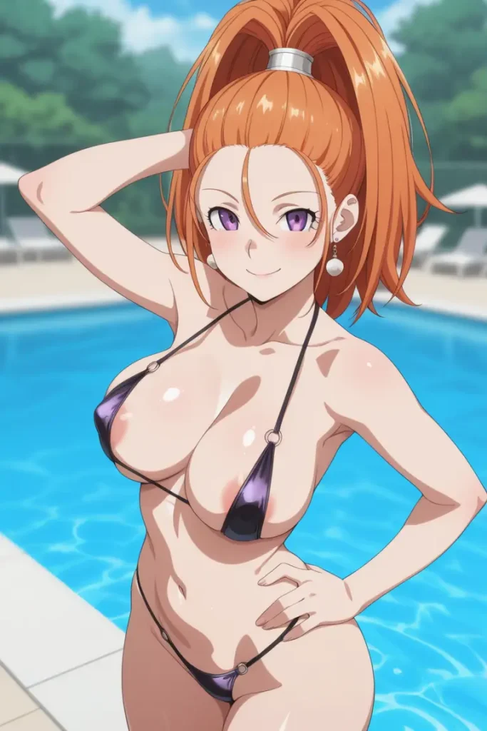 ドラゴンクエストのバーバラがエッチな水着を着るエロ画像284枚目