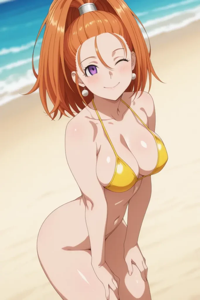 ドラゴンクエストのバーバラがエッチな水着を着るエロ画像357枚目