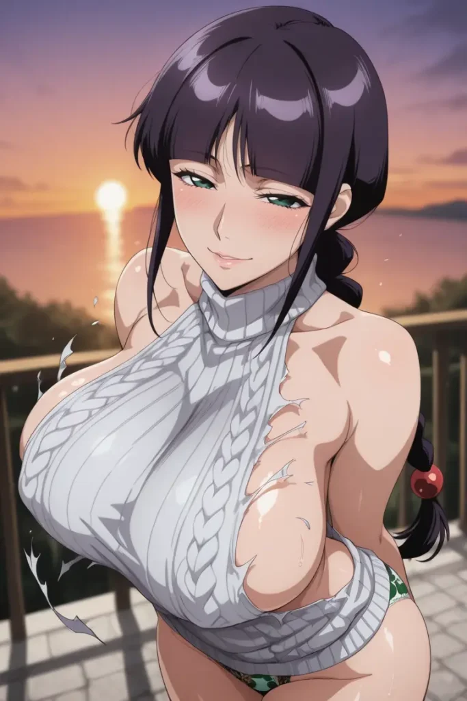 BLEACHの涅ネムの服が弾け飛ぶエロ画像380枚目