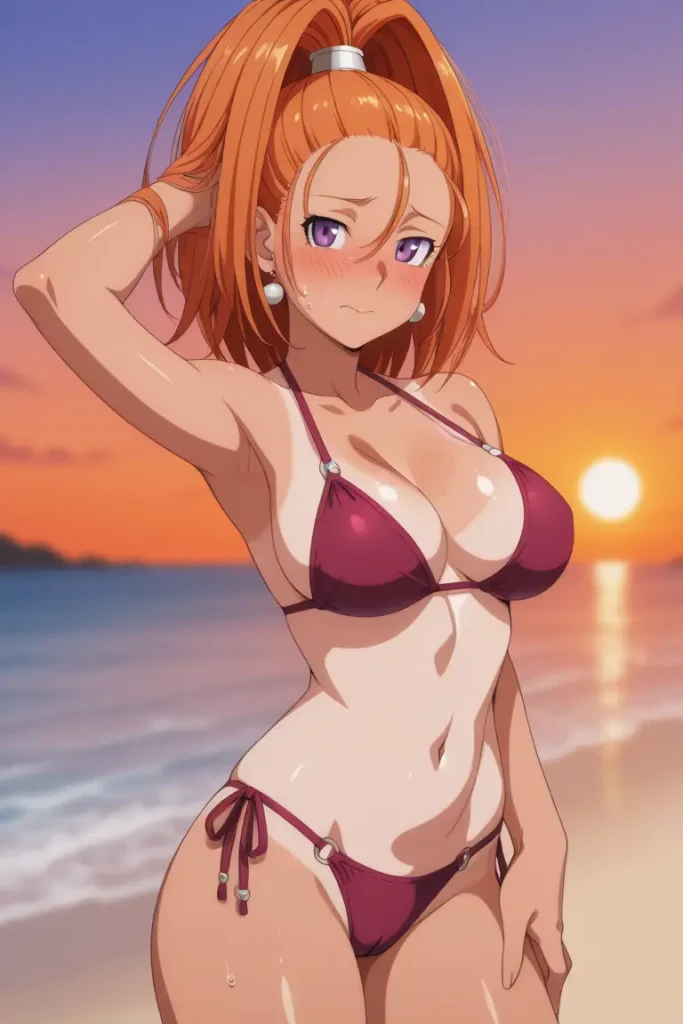 ドラゴンクエストのバーバラがエッチな水着を着るエロ画像386枚目