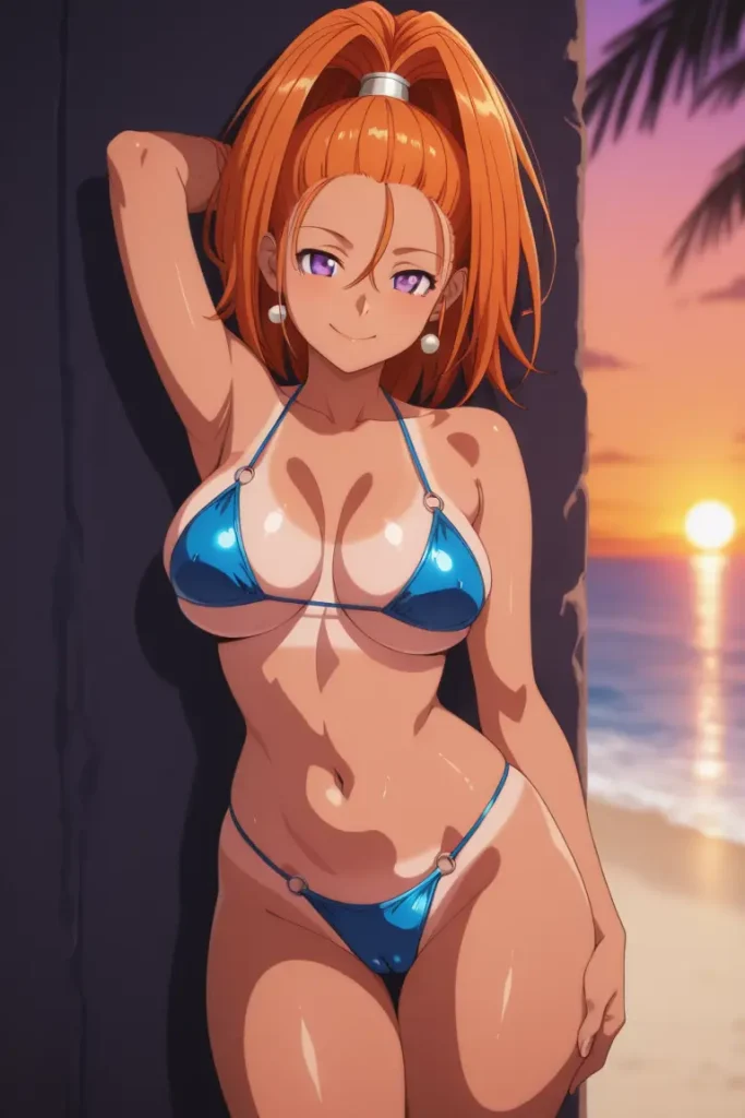 ドラゴンクエストのバーバラがエッチな水着を着るエロ画像53枚目